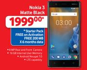 Nokia 3 Matt Black
