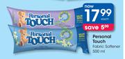 Personal Touch Fabric Softener-500ml Each