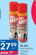 Mr.Min Multi Surface Cleaner-300ml Each