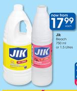 Jik Bleach-750ml Or 1.5Ltr Each