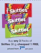 Skittles-38g Per Pack