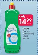 Clicks Pay Less Dishwashing Liquid-750ml Each
