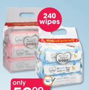 Clicks Made 4 Baby 240 Baby Wipes-Per Pack