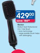 Revlon Perfect Hair Perfectionist 2 In 1 Hair Brush-Each