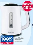 Russell Hobbs 360 Degree Plastic Cordless Kettle-Each