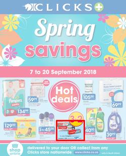 Clicks : You Pay Less (7 Sept - 20 Sept 2018), page 1