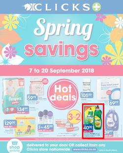 Clicks : You Pay Less (7 Sept - 20 Sept 2018), page 1