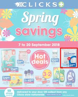 Clicks : You Pay Less (7 Sept - 20 Sept 2018), page 1