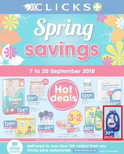 Clicks : You Pay Less (7 Sept - 20 Sept 2018), page 1