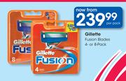Gillette Fusion Blades 4 Or 8 Pack-Per Pack