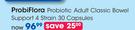 ProbiFlora Probiotic Adult Classic Bowel Support 4 Strain 30 Capsules-Per Pack