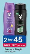 Playboy & Playgirl Lotion-2X400ml