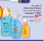Clicks Sun Protect Sun Care Products-Each