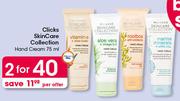 Clicks Skin Care Collection Hand Cream-2 x 75ml