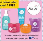 Sorbet Bath & Body Single Products-Each