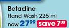 Betadine Hand Wash-225ml Each