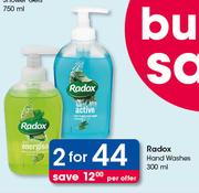 Radox Hand Washes-2 x 300ml