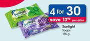 Sunlight Soaps-4 x 175g