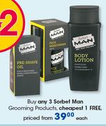 Sorbet Man Grooming Products-Each