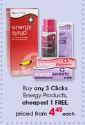 Clicks Energy Products-Each