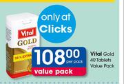 Vital Gold 40 Tablets Value Pack-Per Pack