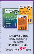 Clicks Body & Mind Products-Each