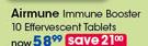 Airmune Immune Booster 10 Effervescent Tablets-Per Pack