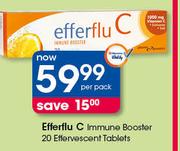 Efferflu C Immune Booster 20 Effervescent Tablets-Per Pack