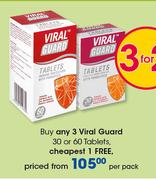 Viral Guard 30 Or 60 Tablets-Per Pack