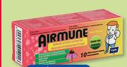 Airmune Immune Booster 20 Effervescent Tablets-Per Pack