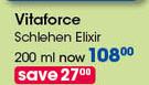 Vitaforce Schlehen Elixir-200ml Each