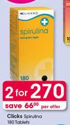 Clicks Spirulina 180 Tablets-For 2