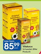 Vitaforce Schweden Bitter Products-Each