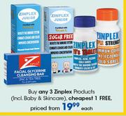 Zinplex Products(Incl.Baby & Skincare)-Each