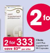 Clicks Joint Plus Supplement 90 Capsules-For 2