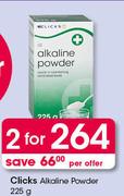 Clicks Alkaline Powder-2 x 225g