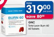 GNC Total Lean Burn 60 Tablets-60's Per Pack