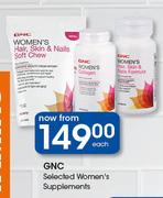 GNC Selected Women's Supplements-Each