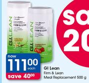 G.I. Lean Firm & Lean Meal Replacement-500g Each