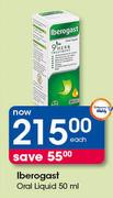 Iberogast Oral Liquid-50ml Each