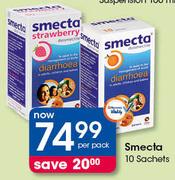 Smecta 10 Sachets-Per Pack