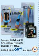 Orthofit X Kinesiology Products-Per Pack