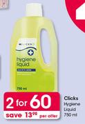 Clicks Hygiene Liquid-2 x 750ml