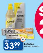 Betadine First Aid Products-Each