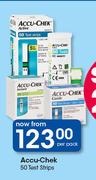 Accu Chek 50 Test Strips-Per Pack