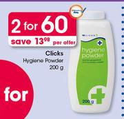 Clicks Hygiene Powder-2 x 200g