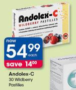 Andolex-C 30 Wildberry Pastilles-Each