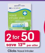 Clicks Nasal Inhaler-For 2