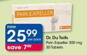 Dr.Du Toits Pain Expeller 300 mg 30 Tablets-Per Pack