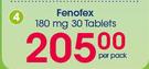 Clicks Fenofex 180 mg 30 Tablets-Per Pack